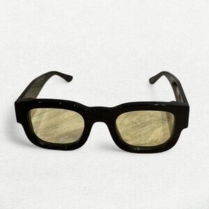 Thierry Lasry Unisex Foxxxy 101 Rectangular Sunglasses in Black & Yellow